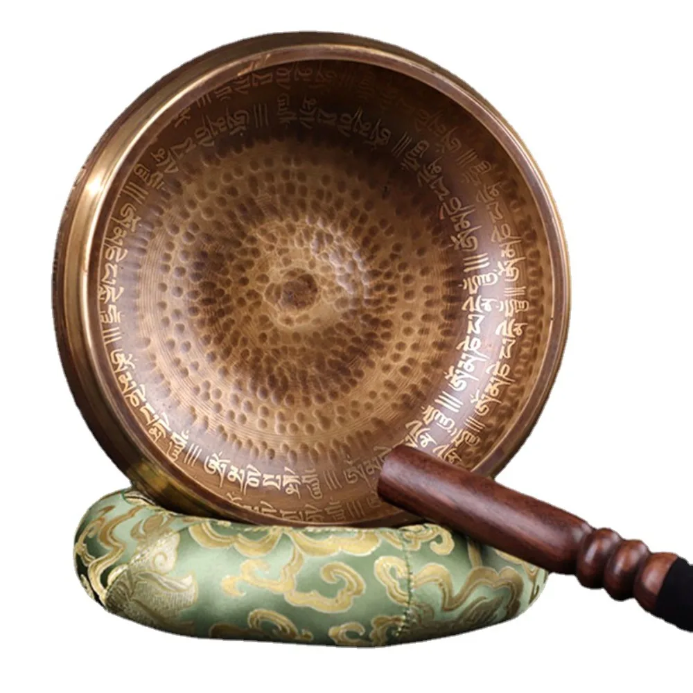 Tibetan Singing Bowl - Nepal Large Bowl Singing 20cm Copper