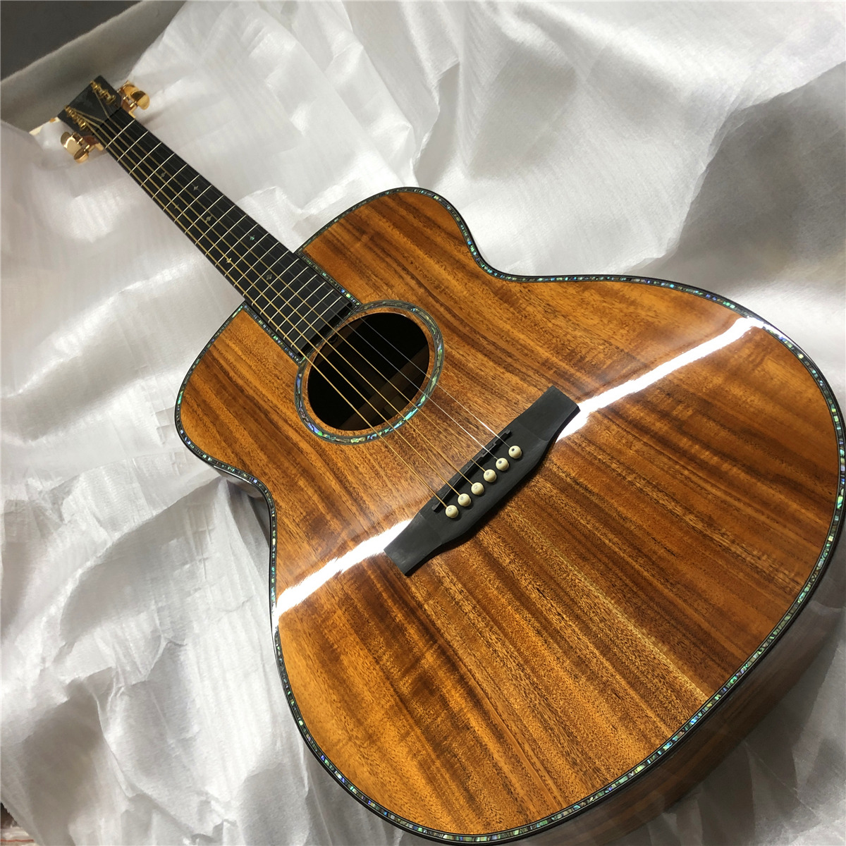 Dobro Resonator Guitar - Top Quality All Koa Wood Acoustic