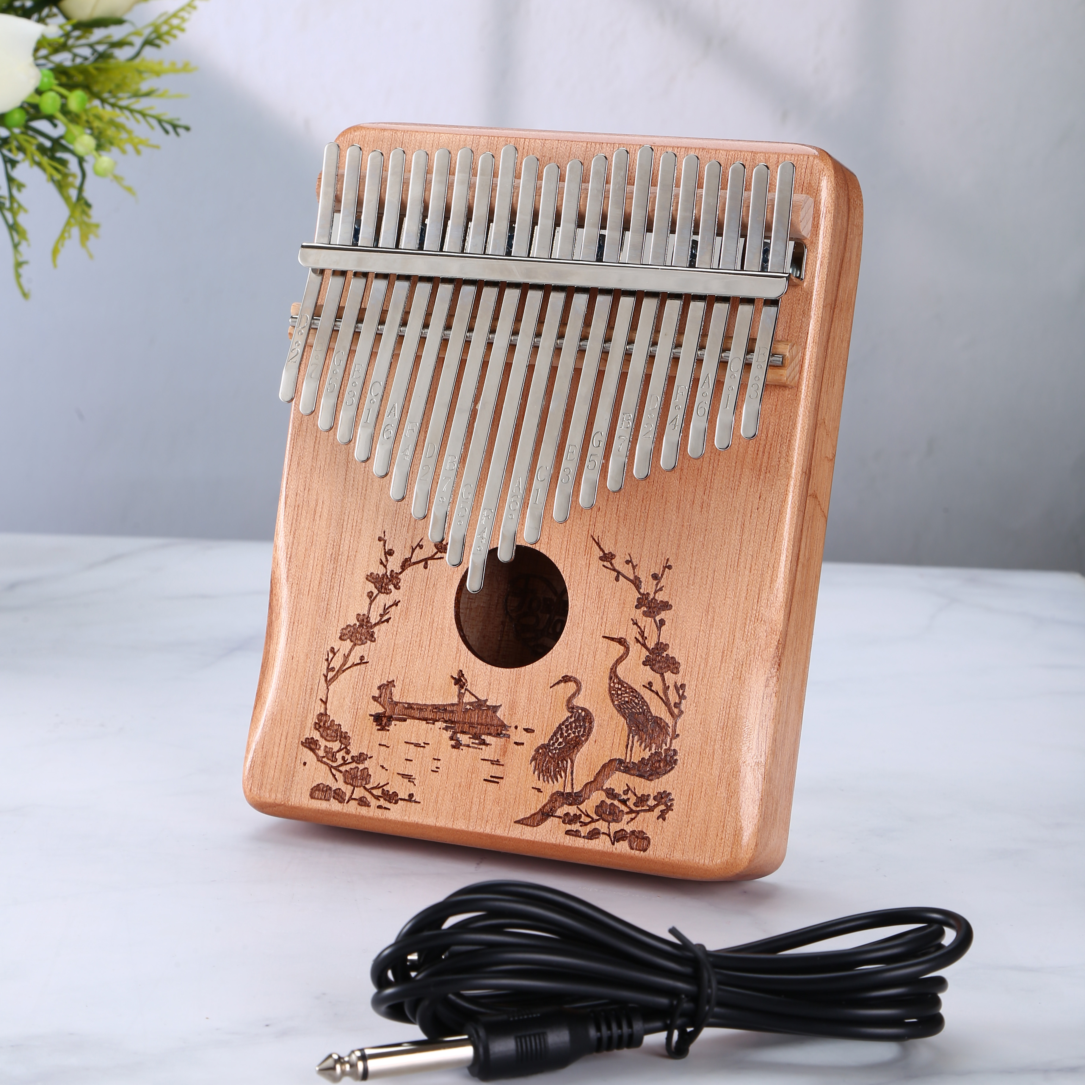 Musical Instrument African - Thumb Piano Finger Electric Box Perform
