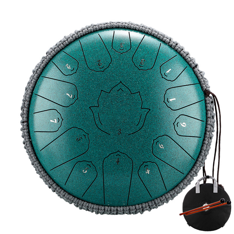 Musical Instrument Percussion - Hluru Glucophone Steel Tongue Drum 13