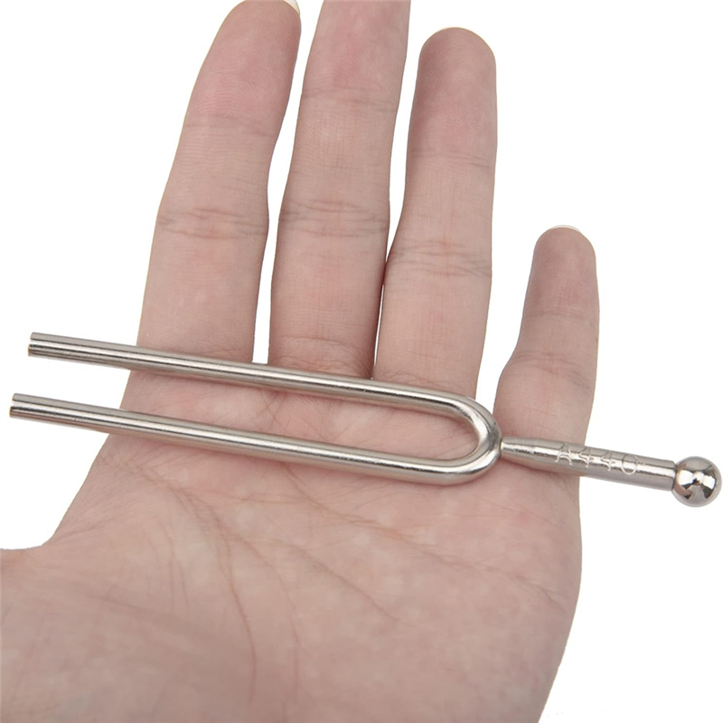 Musical Instrument Tuning Guitar Tuner. Standard Guitar Tuning - ABKV-3PCS A440hz Tuning Fork Silver With