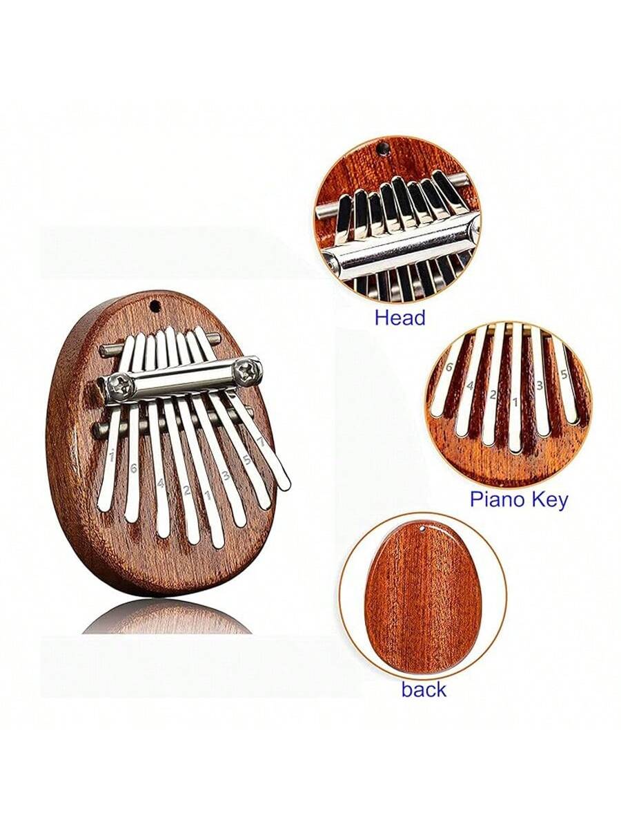 1pc 8 Key Kalimba exquisite Fi - đánh giá và giá Musical Instrument African