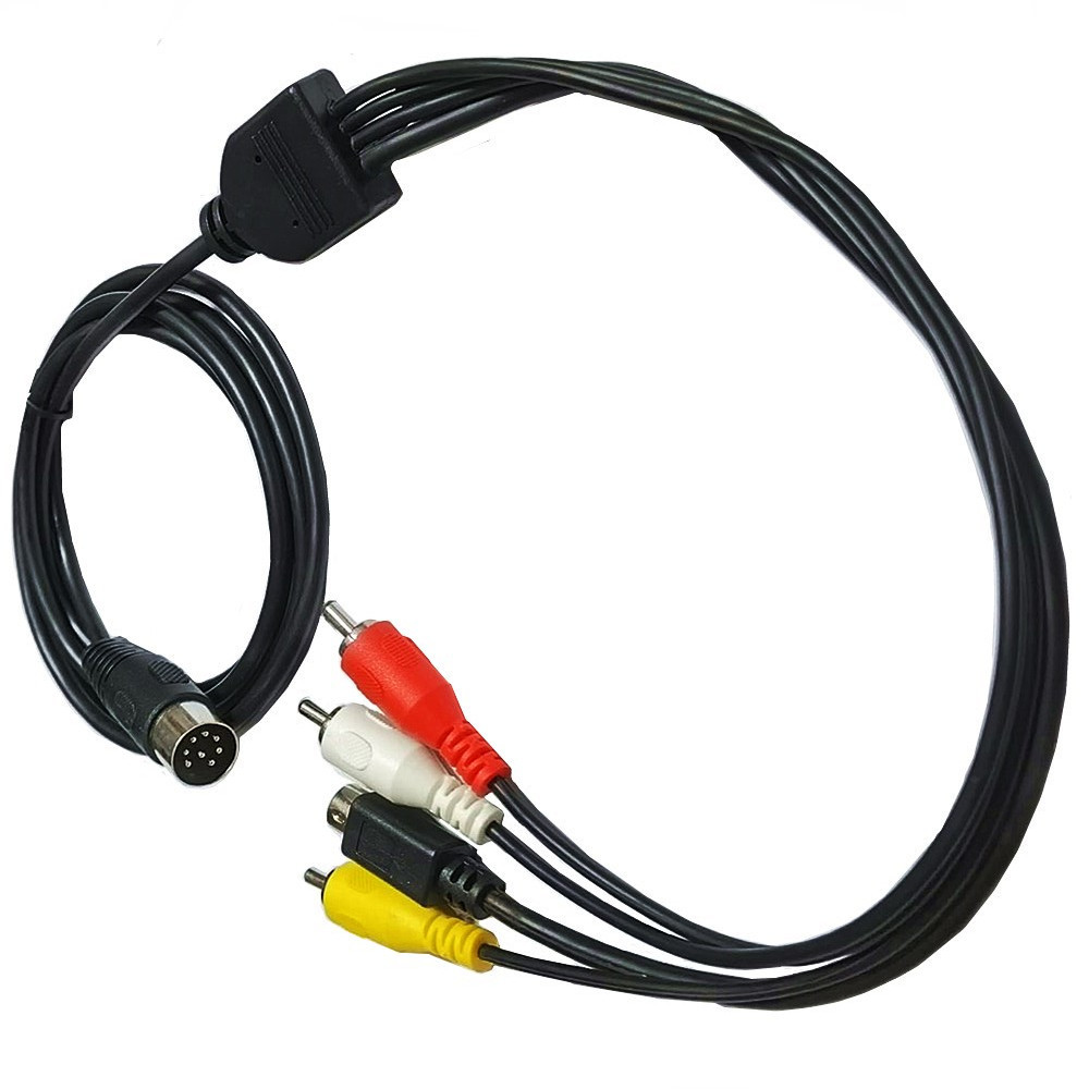 Din 8 Pin to S-Video 4pin Male - đánh giá và giá Musical Instrument Video