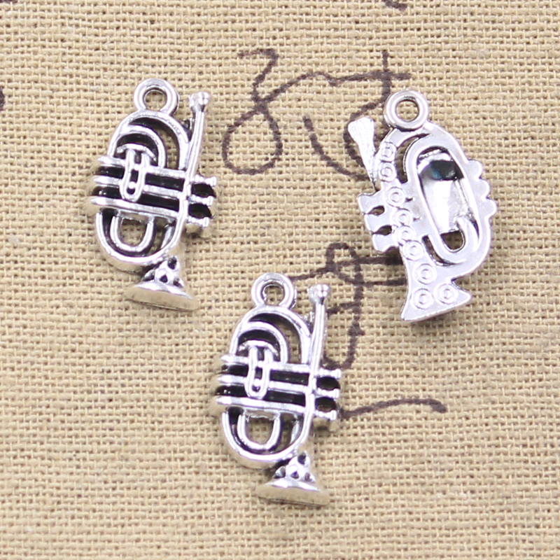 10pcs Charms Musical Instrumen - đánh giá và giá Musical Instrument Cornet