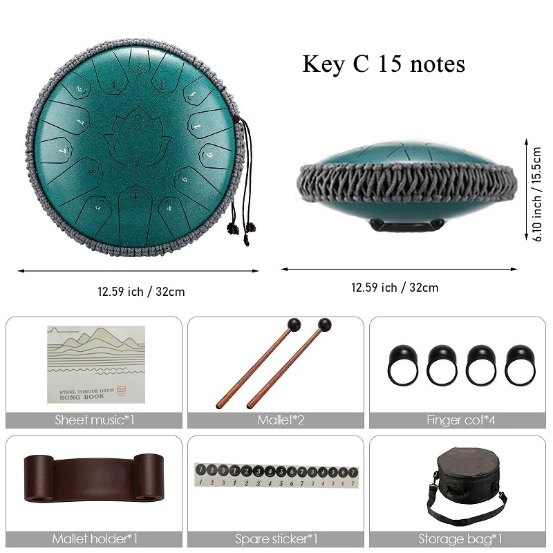 Hluru Glucophone Steel Tongue  - đánh giá và giá Musical Instrument Percussion