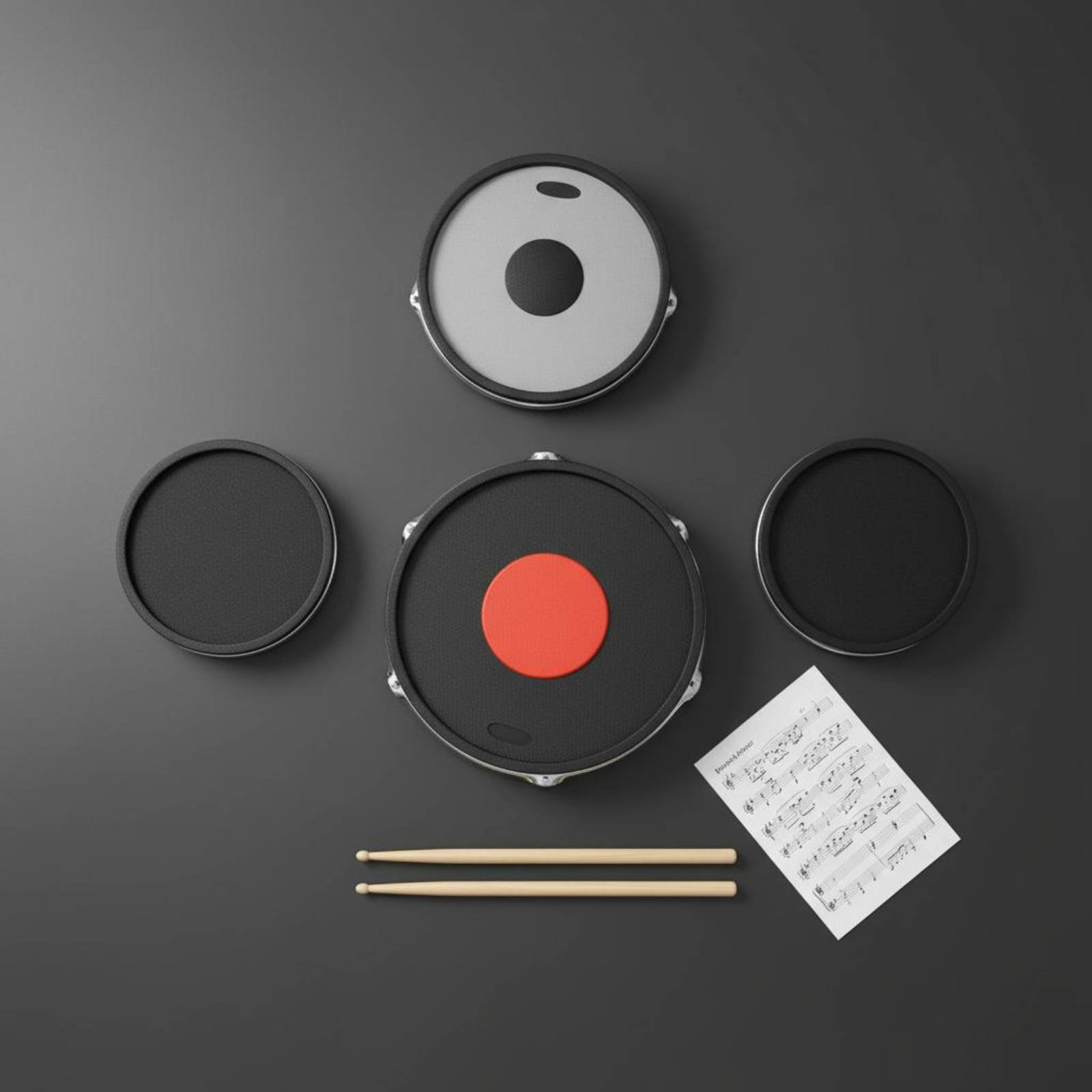 Rubber Drum and Cymbal Mutes N - đánh giá và giá Musical Instrument Set