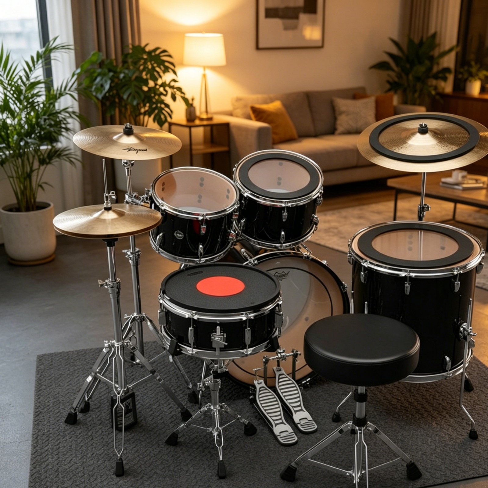 Rubber Drum and Cymbal Mutes N - đánh giá và giá Musical Instrument Set