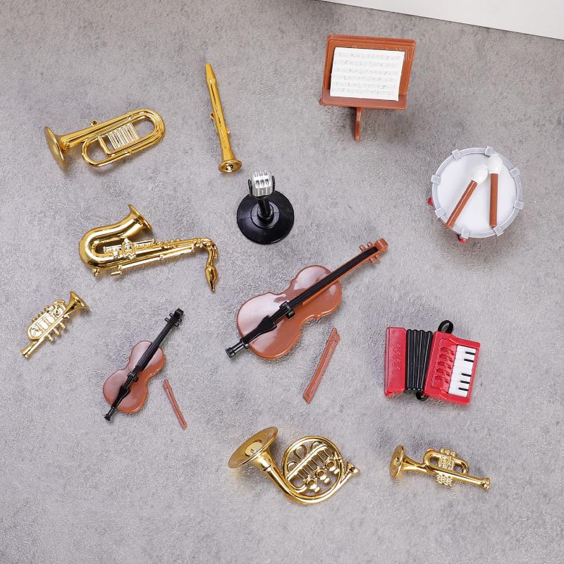 1 Set Home Decor Toy 1:12 Doll - đánh giá và giá Musical Instrument Project