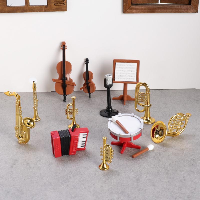 1 Set Home Decor Toy 1:12 Doll - đánh giá và giá Musical Instrument Project