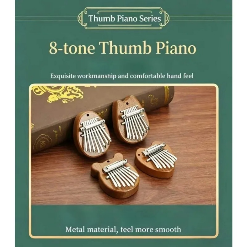 Solid wood 8-tone mini thumb p - đánh giá và giá Musical Instrument African