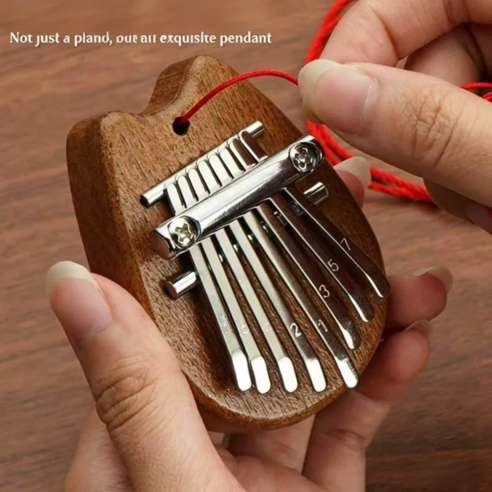 Solid wood 8-tone mini thumb p - đánh giá và giá Musical Instrument African