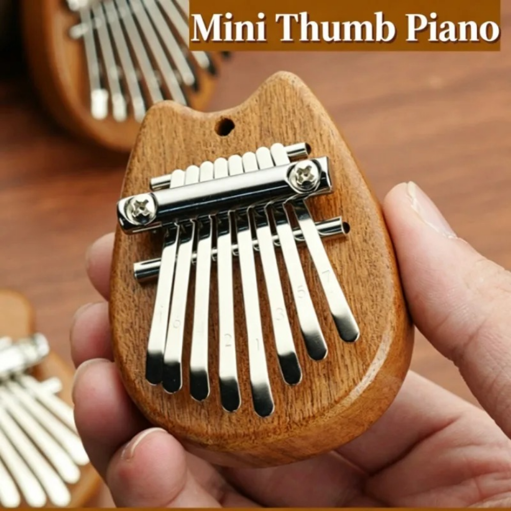 Solid wood 8-tone mini thumb p - đánh giá và giá Musical Instrument African