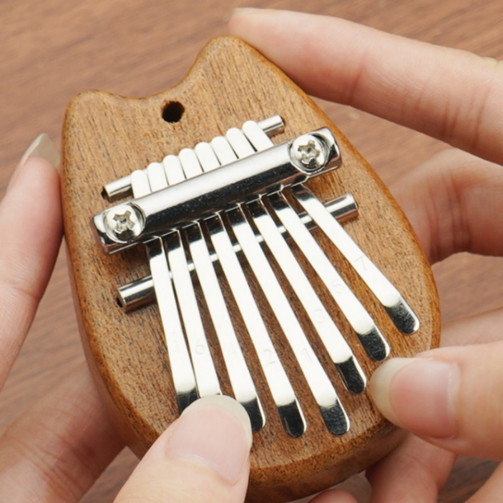 Solid wood 8-tone mini thumb p - đánh giá và giá Musical Instrument African