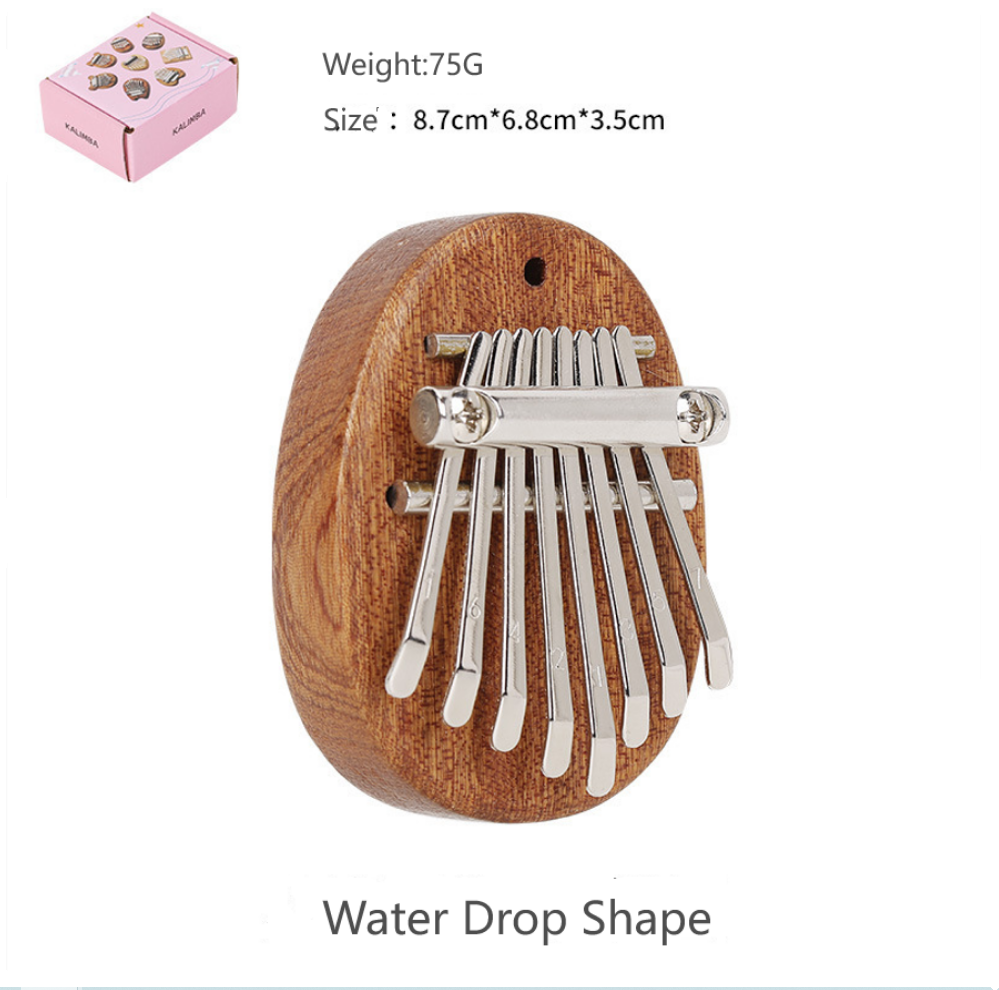 8 Keys Mini Kalimba Wooden Thu - đánh giá và giá Musical Instrument Set
