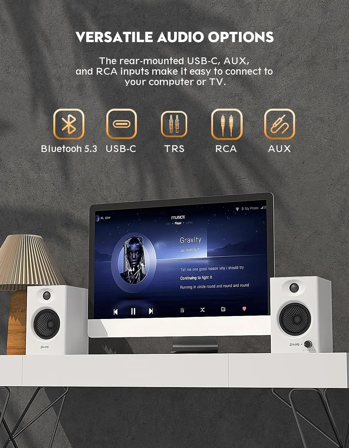OHAYO 60W Computer Speakers fo - đánh giá và giá Musical Instrument Vector