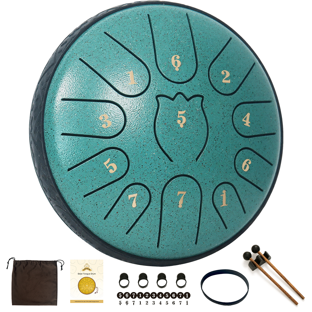Steel Tongue Drum 6 Inche 11 N - đánh giá và giá Musical Instrument African