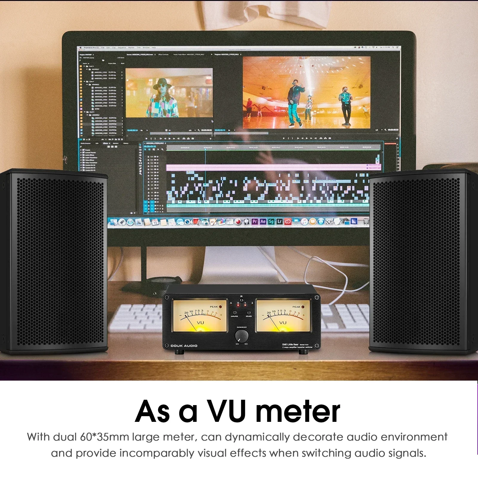 Douk Audio 2-way Amplifier / S - đánh giá và giá Musical Instrument Vector