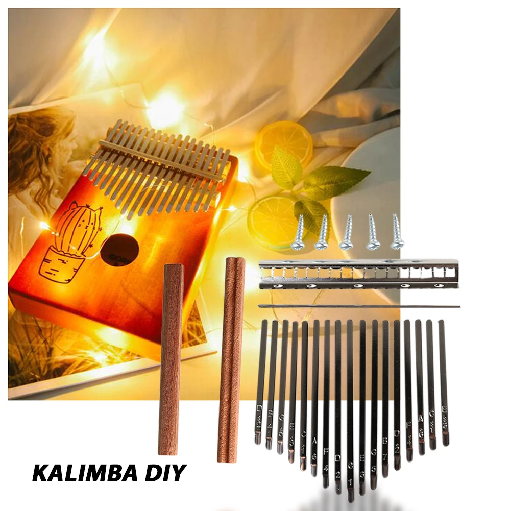 DIY 17 Tone Kalimba Keys Tines - đánh giá và giá Musical Instrument Set