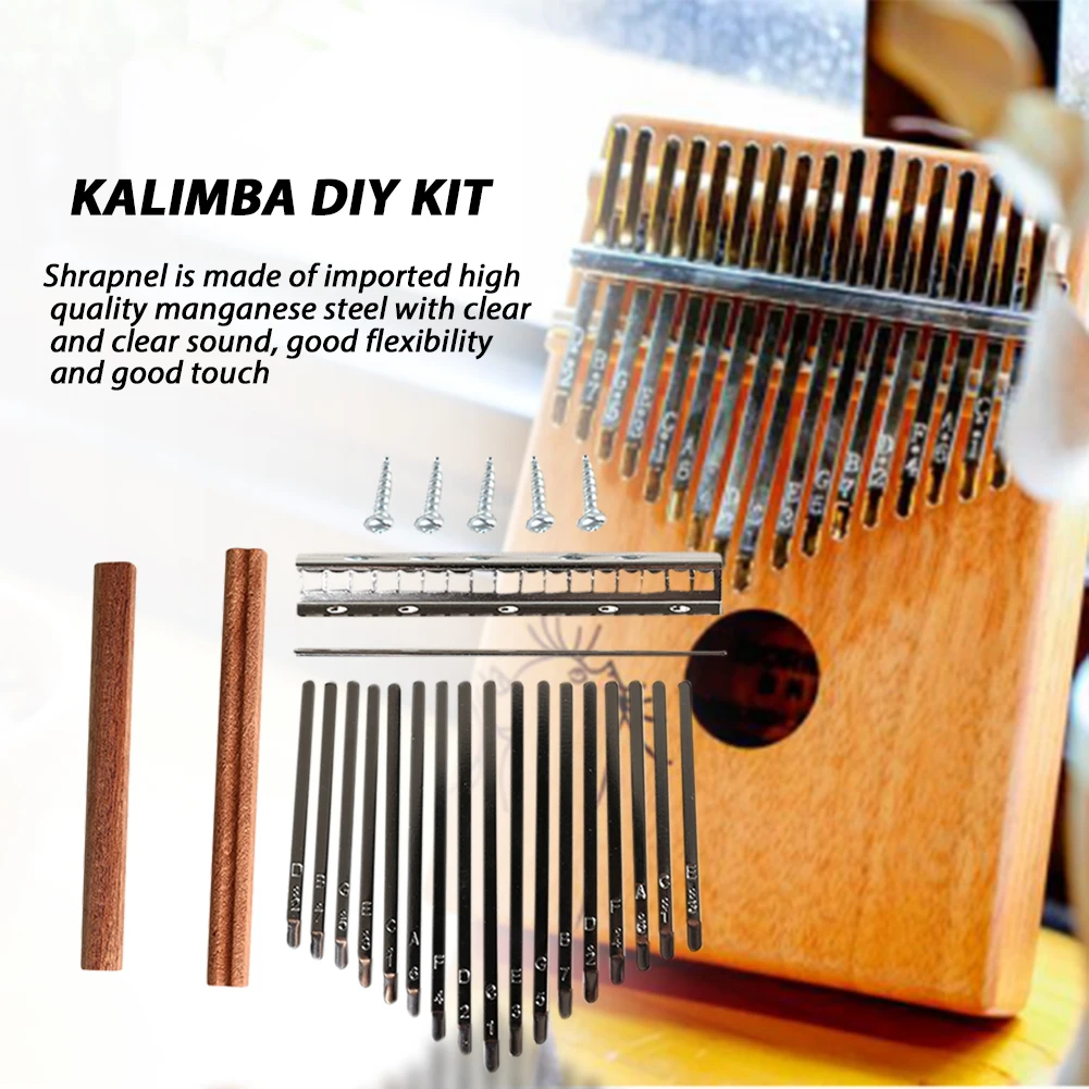 DIY 17 Tone Kalimba Keys Tines - đánh giá và giá Musical Instrument Set