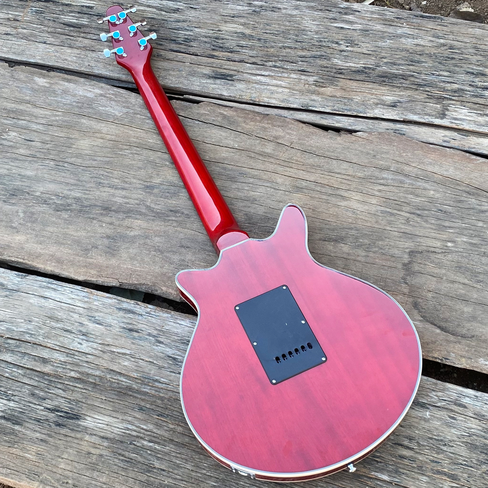 Custom Brian May Red Electric  - đánh giá và giá Dobro Resonator Guitar