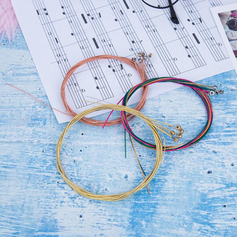 18/6PCS Colorful Copper Guitar - đánh giá và giá Musical Instrument Set