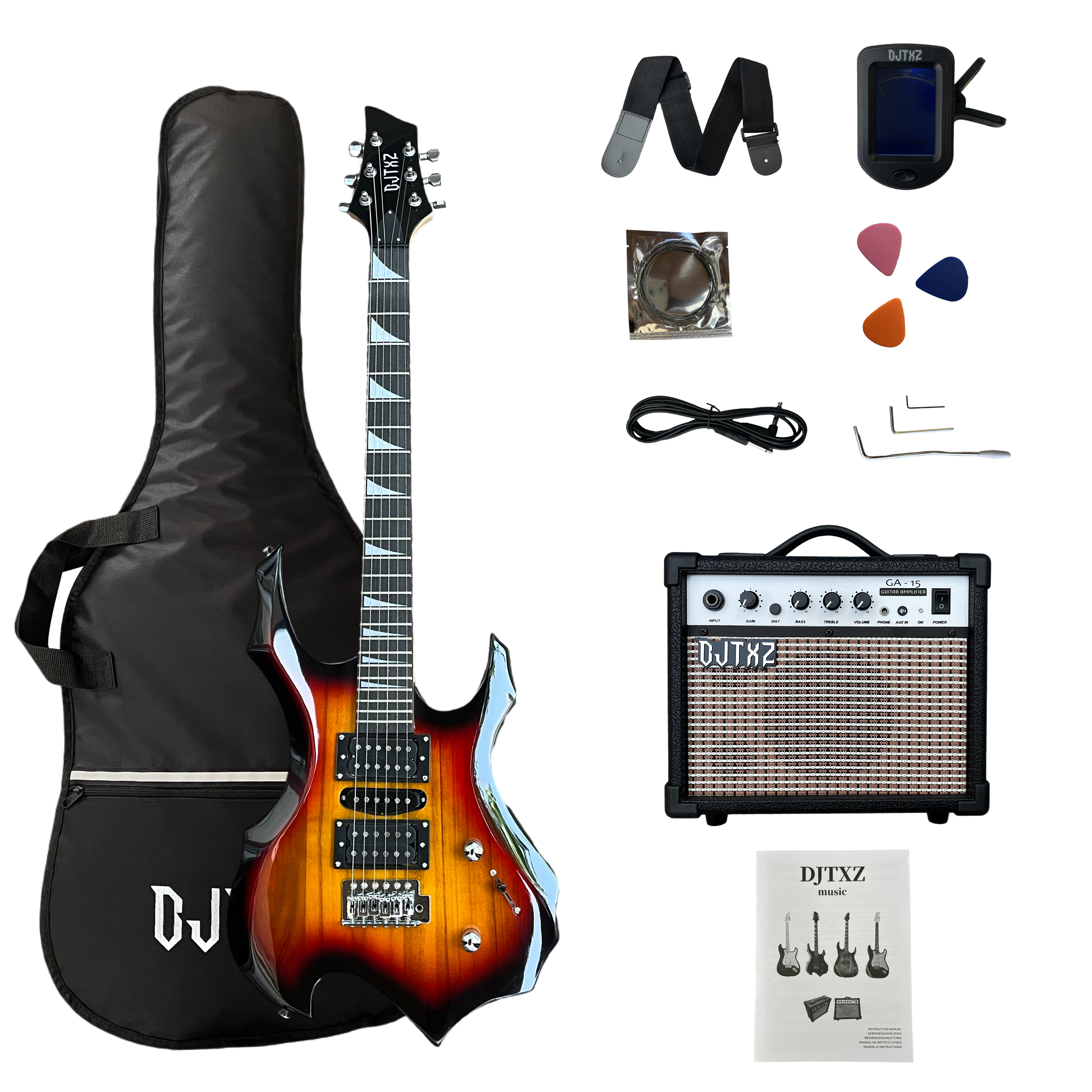 Electric Guitar with Speaker A - đánh giá và giá Musical Instrument Set