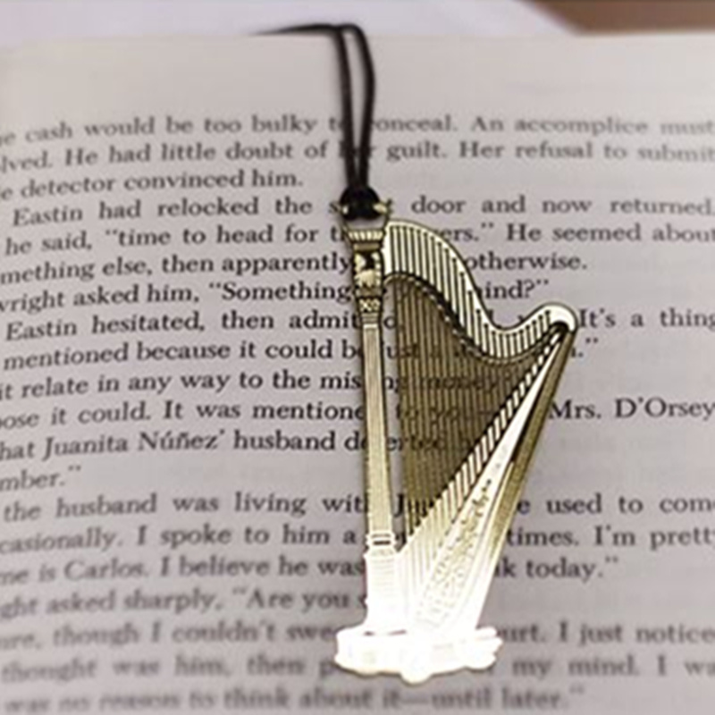 6pcs Music Metal Bookmark Gold - đánh giá và giá Musical Instrument Book