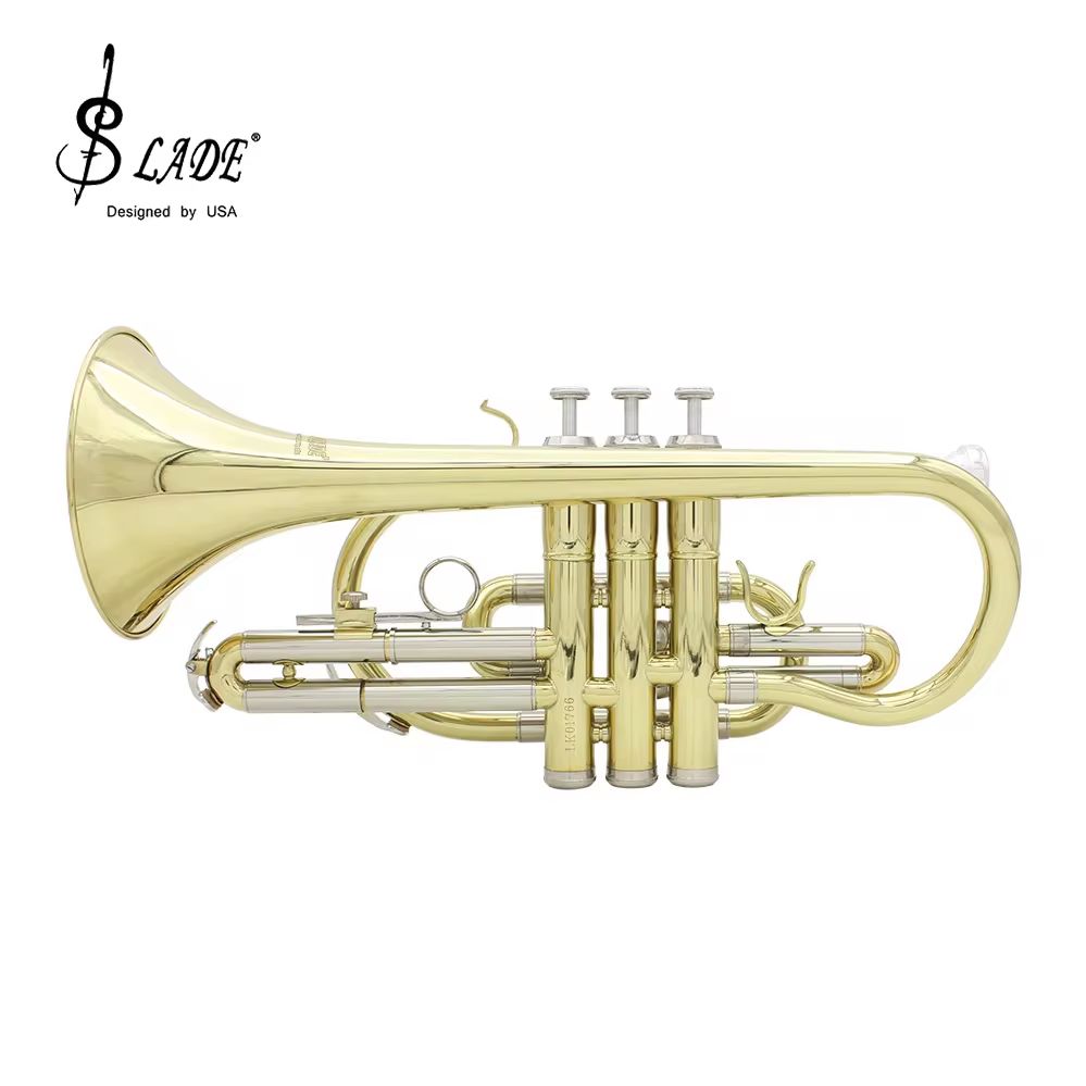 SLADE Bb B-flat Cornet Brass B - đánh giá và giá Musical Instrument Cornet